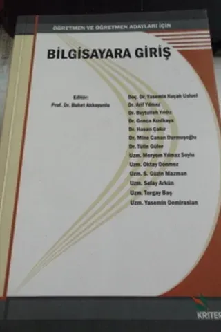 Bilgisayara Giriş