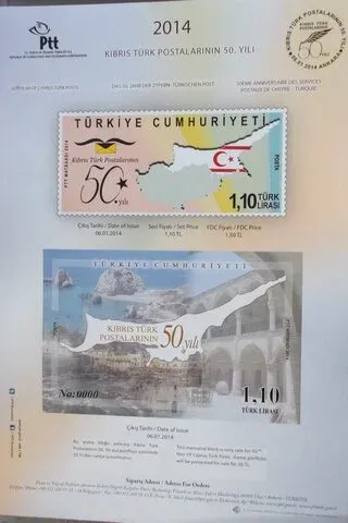 Kıbrıs Türk Postalarının 50 Yılı