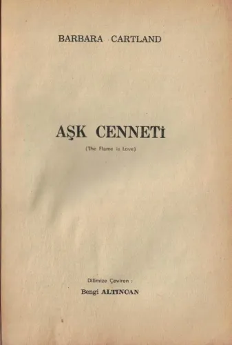 Aşk Cenneti (Ciltli)