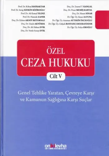 Özel Ceza Hukuku Cilt V