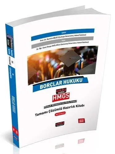 Savaş Yayınları 2025 HMGS Borçlar Hukuku Tamamı Çözümlü Hazırlık Kitabı
