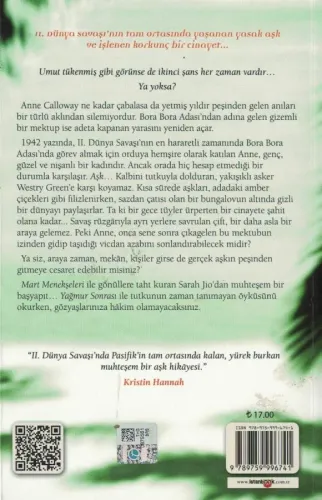 Yağmur Sonrası Sarah Jio Arkadya Yayınları