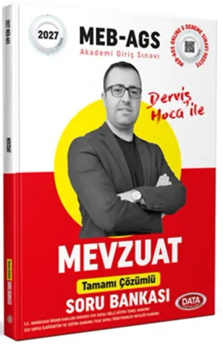 Derviş Hoca ile 2027 MEB AGS Mevzuat Tamamı Çözümlü Soru Bankası