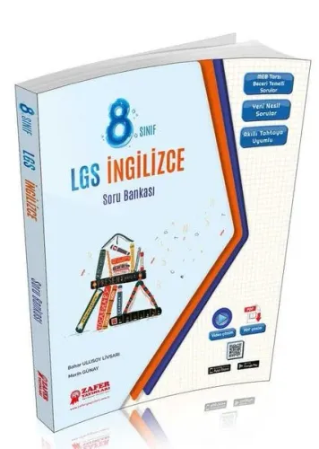 Zafer Yayınları 8. Sınıf LGS İngilizce Soru Bankası