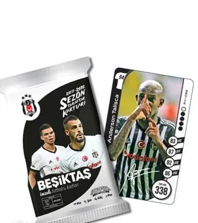 Beşiktaş 2017-18 Sezon Taraftar Kartları Tekli - İADESİZ