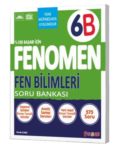 Fenomen 6. Sınıf Fen Bilimleri Soru Bankası B