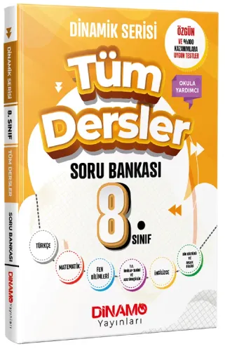 Dinamo Yayınları 8. Sınıf Tüm Dersler Dinamik Serisi Soru Bankası