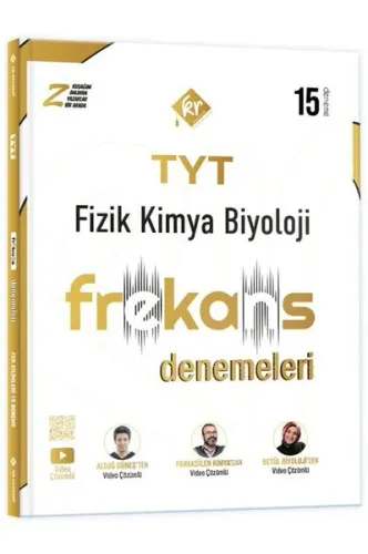 KR Akademi TYT Fizik Kimya Biyoloji FKB 15'li Frekans Denemeleri