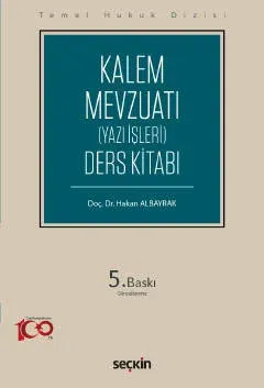 Kalem Mevzuatı Yazı İşleri Ders Kitabı