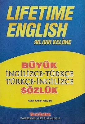 Lifetime English 90.000 Kelime Büyük İngilizce-Türkçe Türkçe-İngilizce Sözlük - Ciltli Kitap