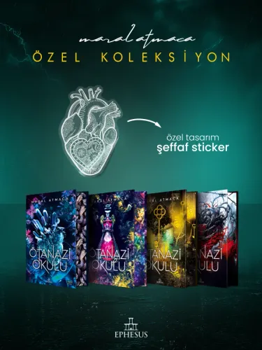 SET - ÖTANAZİ OKULU SERİSİ (4 KİTAP) KİLİTLİ KUTU - YAN BOYAMALI