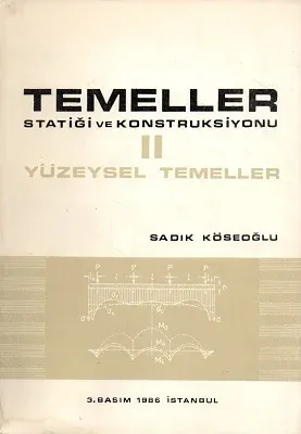 Temeller Statiği ve Konstruksiyonu II Yüzeysel Temeller