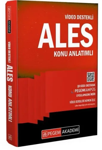 2023 ALES Konu Anlatımlı Pegem Akademi Yayınları
