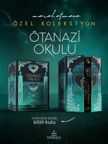 SET - ÖTANAZİ OKULU SERİSİ (4 KİTAP) KİLİTLİ KUTU - YAN BOYAMALI