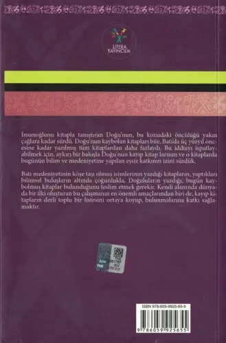 Doğu’nun Kayıp Kitapları Ahmet Dinç Lıtera Yayıncılık %46 indirimli
