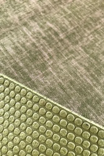 Doğal Jüt Kaplama Yeşil Yoga Mat