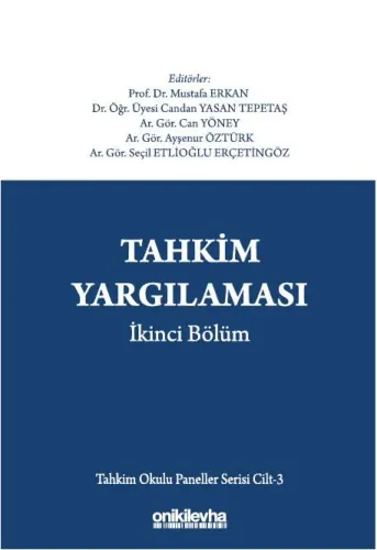 Tahkim Yargılaması İkinci Bölüm
