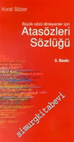 Atasözleri Sözlüğü -        2000