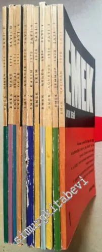 Emek Aylık Sosyalist Dergi: 1-11 Sayı (1. Sayı: Haziran 1970 - 11. Sayı: Nisan 1971) - Sayı: 1-11      Haziran