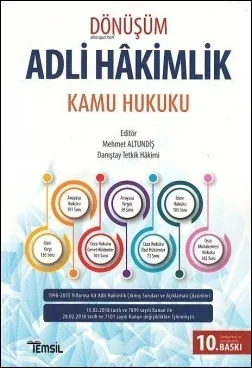 Dönüşüm Adli Hakimlik Kamu Hukuku