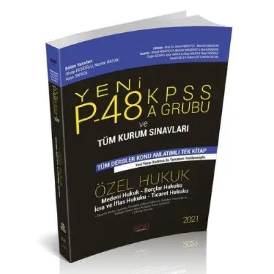 Yeni P-48 Kpss A Grubu ve Tüm Kurum Sınavları - Özel Hukuk