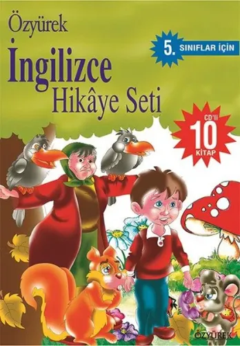 5. Sınıflar İçin Özyürek İngilizce Hikaye Seti (10 Kitap CD'li)