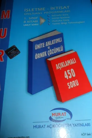 1.Sınıf İşletme-İktisat B Kitabı