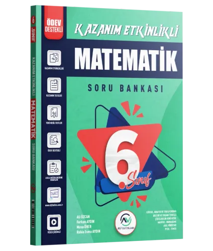 Av Yayınları 6. Sınıf Matematik Kazanım Etkinlikli Soru Bankası