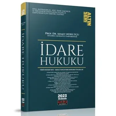 İdare Hukuku Konu Anlatımı