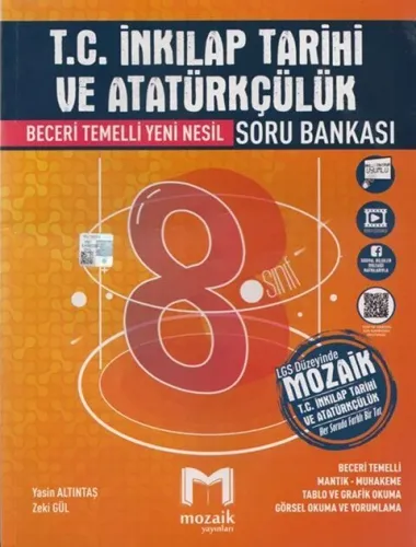 Mozaik 8. Sınıf T.C. İnkılap Tarihi ve Atatürkçülük Soru Bankası