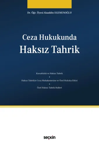 Ceza Hukukunda Haksız Tahrik