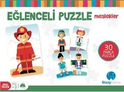 Eğlenceli Puzzle - Meslekler Küçük Boy 30 Parça
