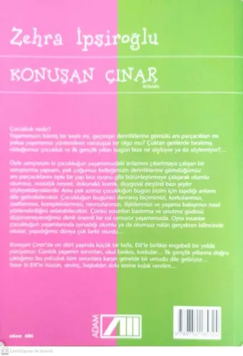 Konuşan Çınar Zehra İpşiroğlu Adam Yayınları