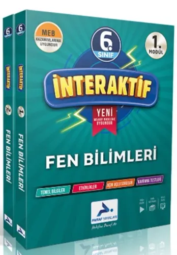 Paraf Yayınları 6. Sınıf İnteraktif Fen Bilimleri Soru Kütüphanesi