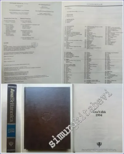 Ana Britannica Ansiklopedisi Ana Yıllık 1994 -        1994