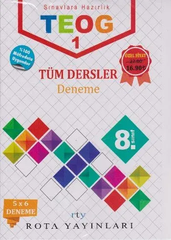 8. Sınıf TEOG 1 Tüm Dersler Deneme