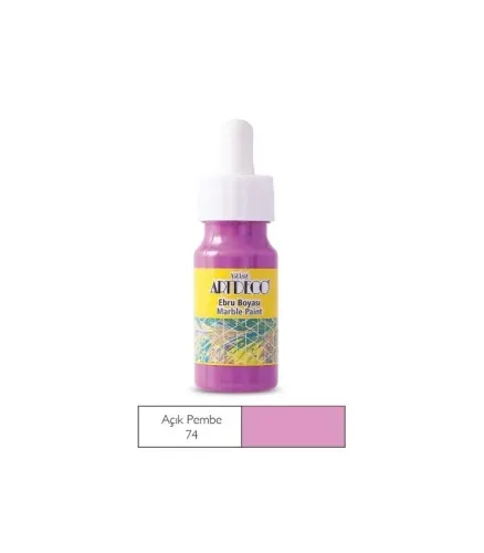 Artdeco Ebru Boyası 30ml Açık Pembe 74