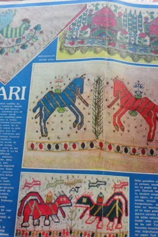 Hayat Dergisi Posteri ( Türk El Sanatları )