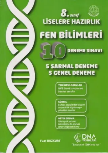 DNA 8. Sınıf Fen Bilimleri 5 Sarmal-5 Genel Deneme Sınavı-YENİ