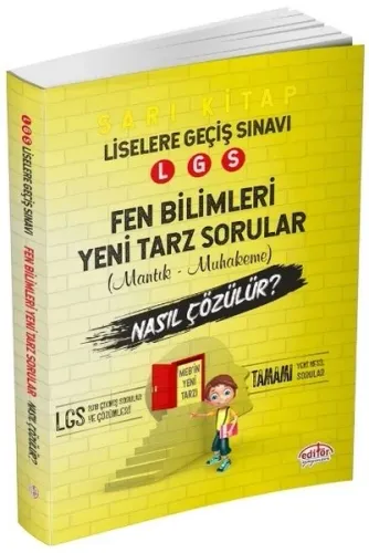 Editör Yayınları LGS Fen Bilimleri Mantık-Muhakeme Soruları Nasıl Çözülür