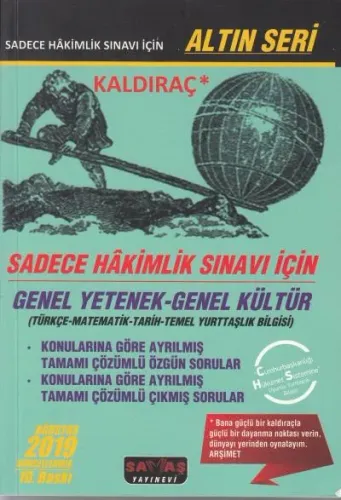 Sadece Hakimlik Sınavı İçin GY-GK Soru Bankası