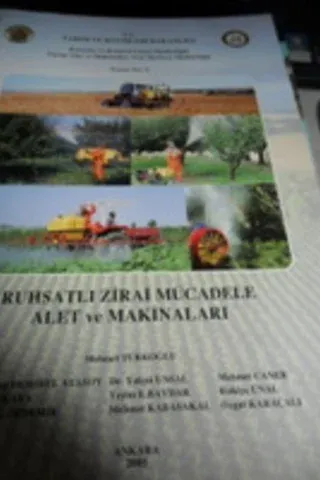 Ruhsatlı Zirai Mücadele Alet ve Makinaları