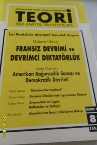 Teori Aylık Dergi 1997 / 88
