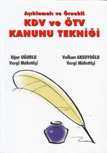 KDV ve ÖTV Kanunu Tekniği