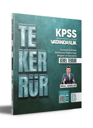 Benim Hocam Yayınları 2026 KPSS Tekerrür Vatandaşlık Genel Tekrar