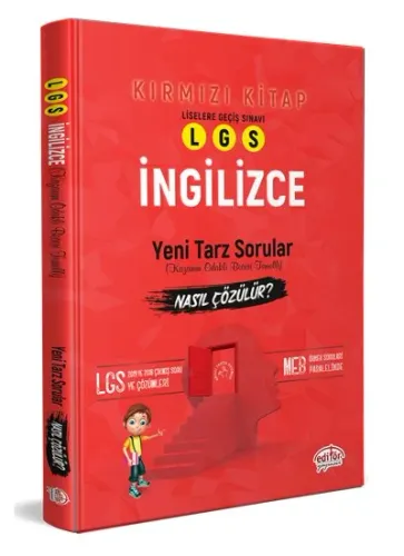Editör LGS İngilizce Mantık Muhakeme Soruları Nasıl Çözülür? Kırmızı Kitap