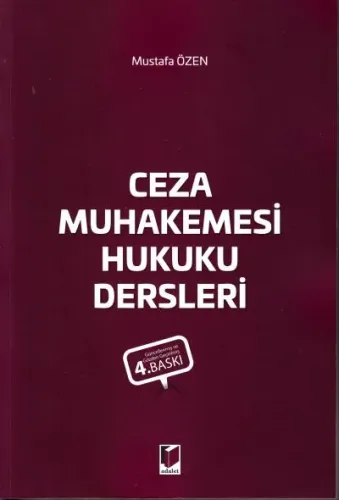 Ceza Muhakemesi Hukuku Dersleri