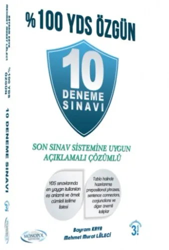 %100 YDS Özgün 10 Deneme Sınavı