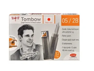 Tombow 0.5 Mm 2b Kalem Ucu 12'li Paket