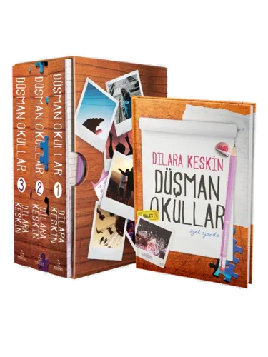 SET - DÜŞMAN OKULLAR SERİSİ (3 KİTAP) - CİLTSİZ